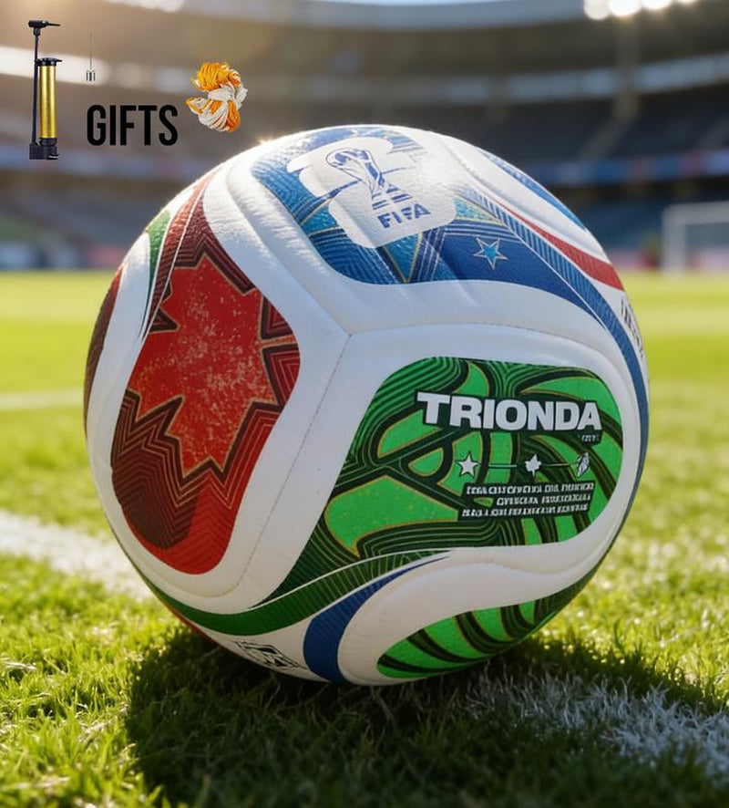 Durable Soccer Ball Size 5 with Air Pump Net Bag Needle,Training Soccer