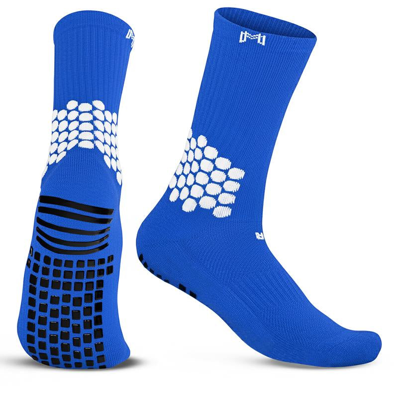 Medicaptain Soccer Grip Socks with Cushion Ankle Protection, Nonslip Soccer Socks, Blister Prevention Athletic Sock for Soccer, Basketball, Football