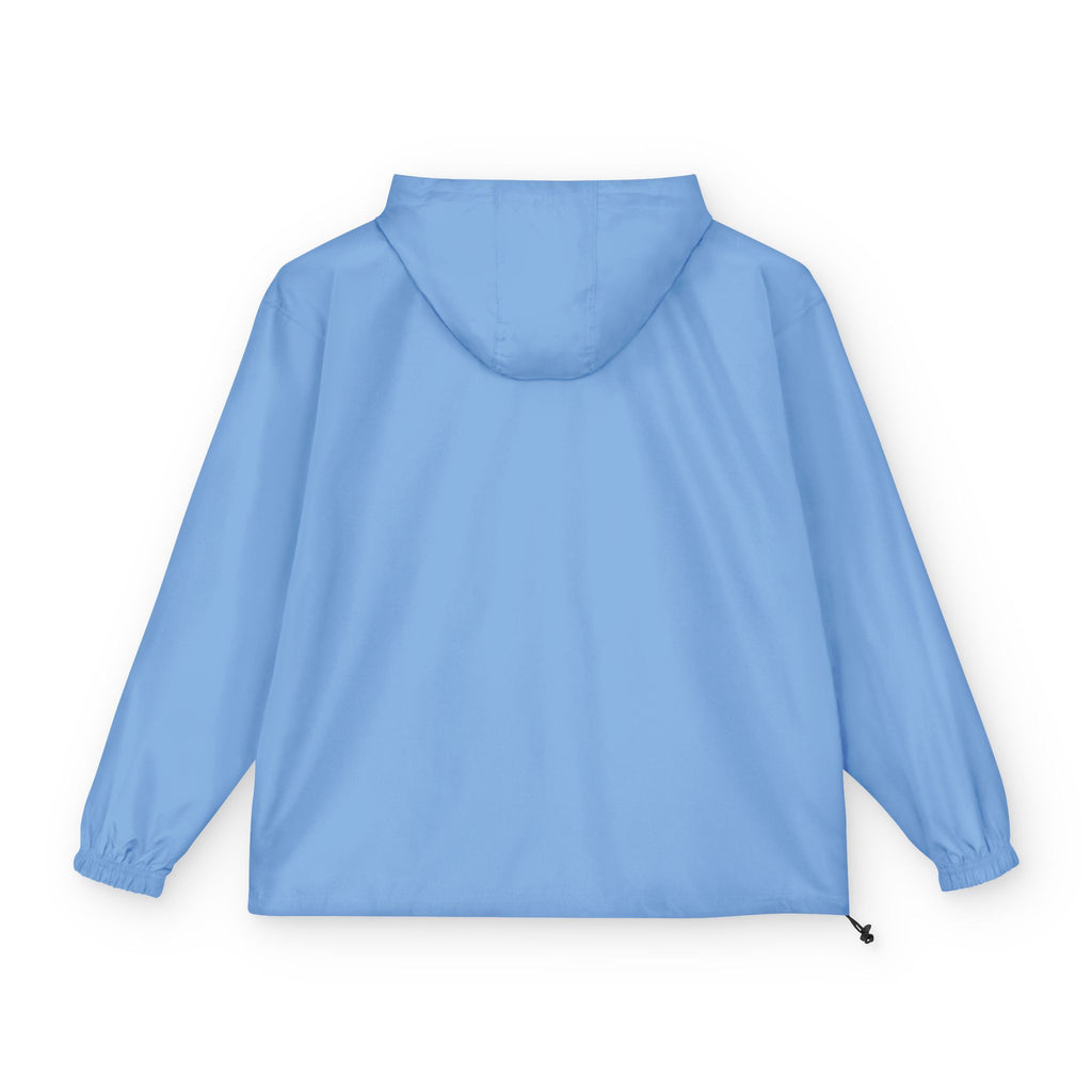 Orange Packable Anorak Jacket — Lightweight Windproof Outdoor Shell