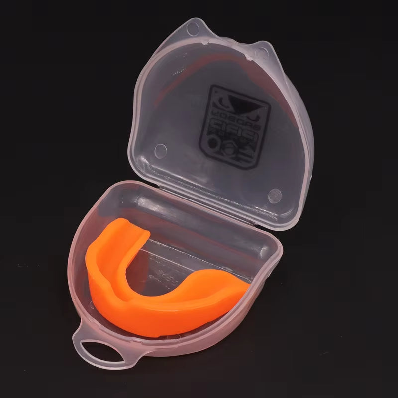 1 Pcs Tooth Guard Silicone Protector Night Mouth Tray for Bruxism Grinding Whitening Boxing Protection Free Shaping