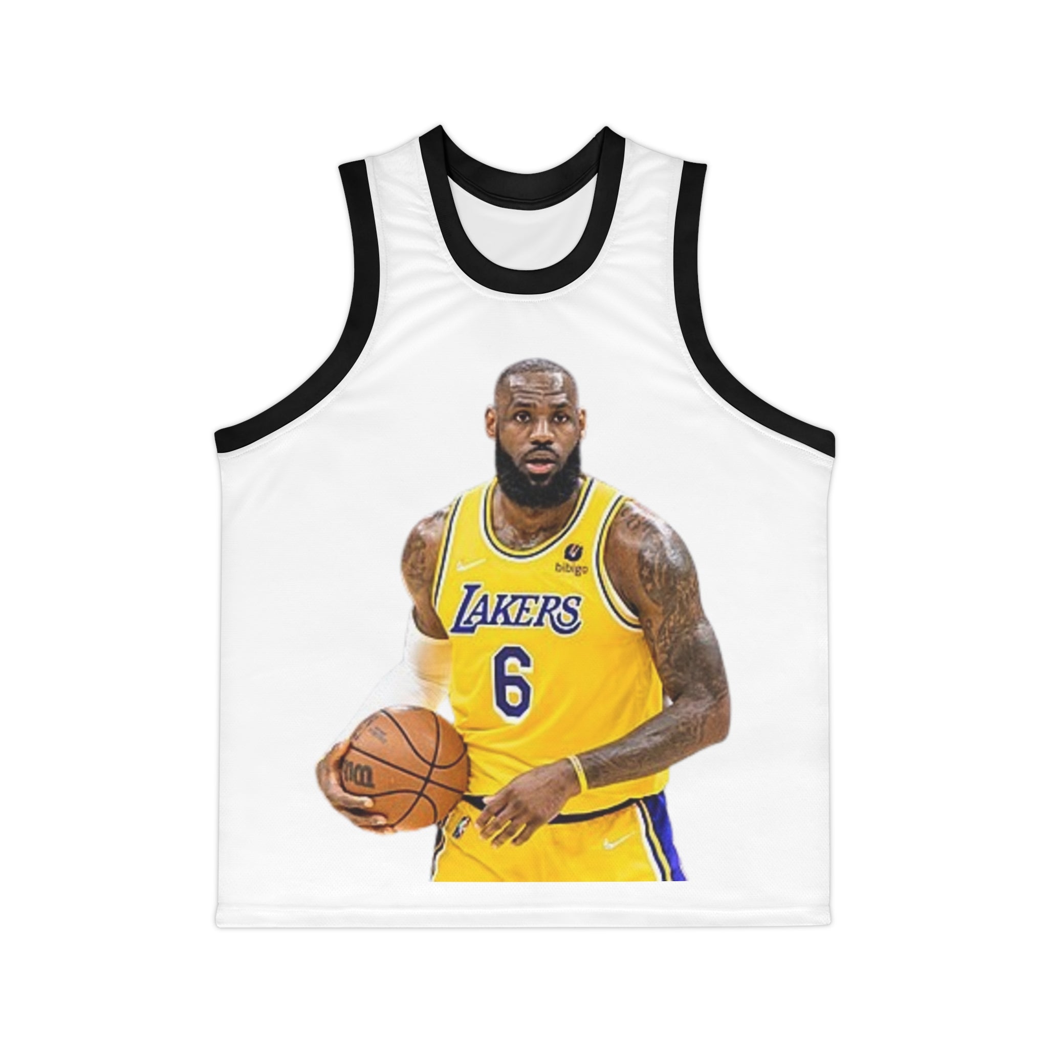 Basketball Jersey — Los Angeles Lakers Inspired Player Print