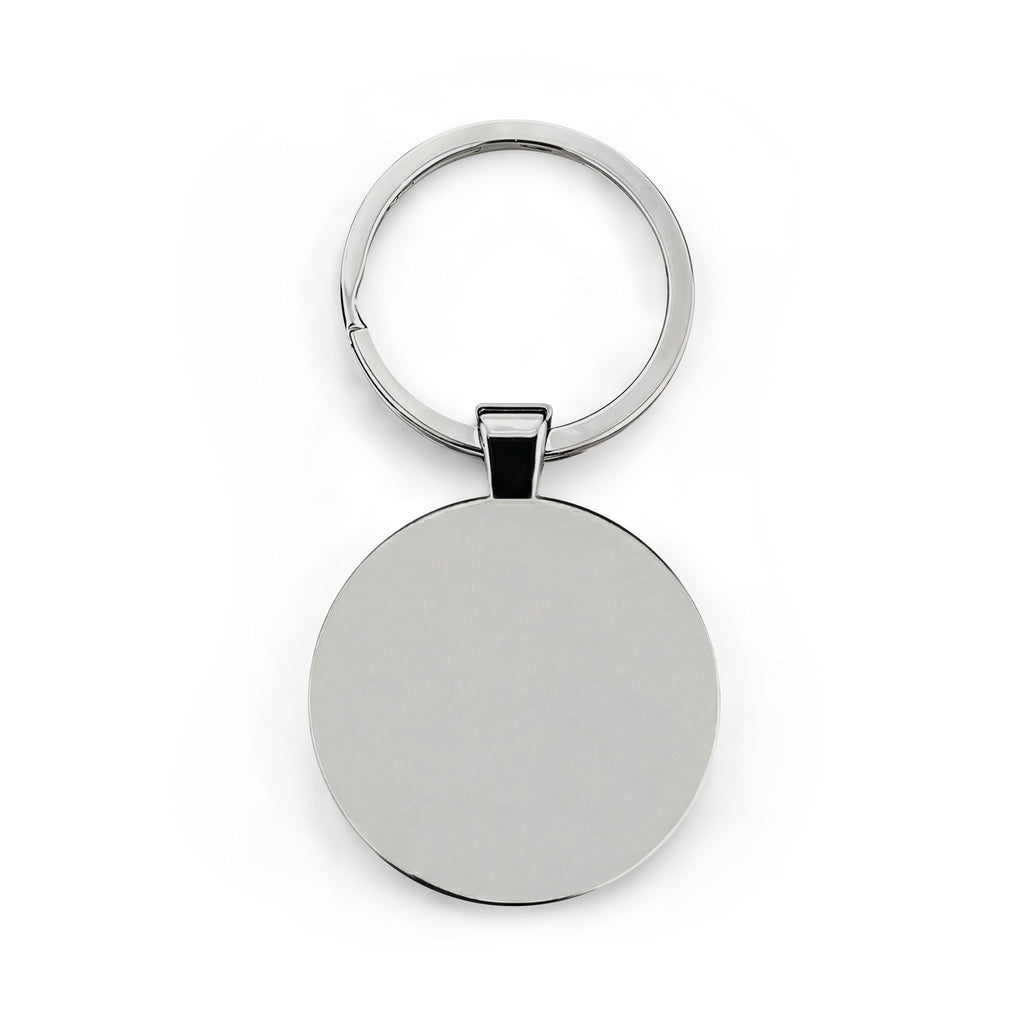 Sporting Solutions Round Stainless Steel Keychain — Sports Fan Gift