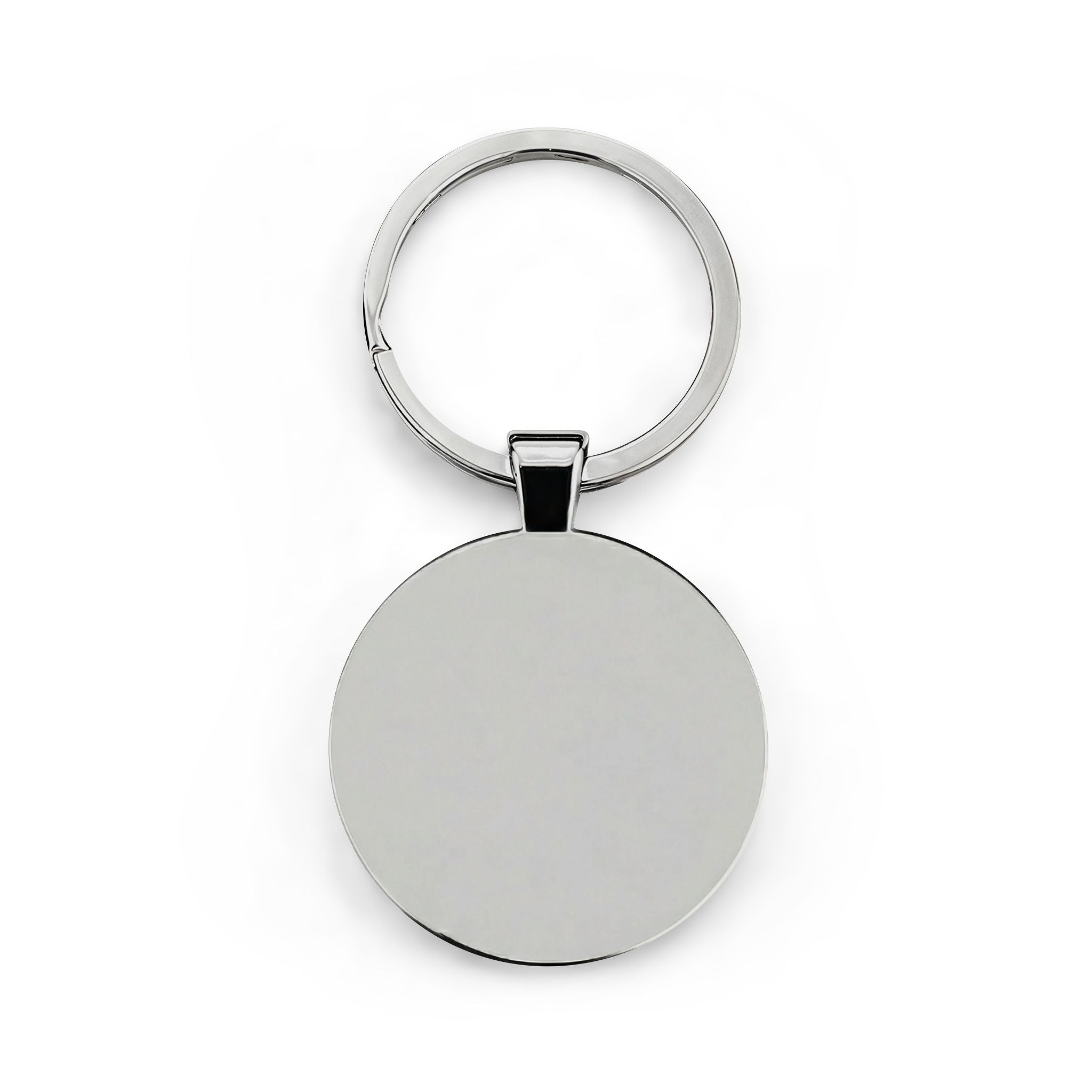 Sporting Solutions Round Stainless Steel Keychain — Sports Fan Gift