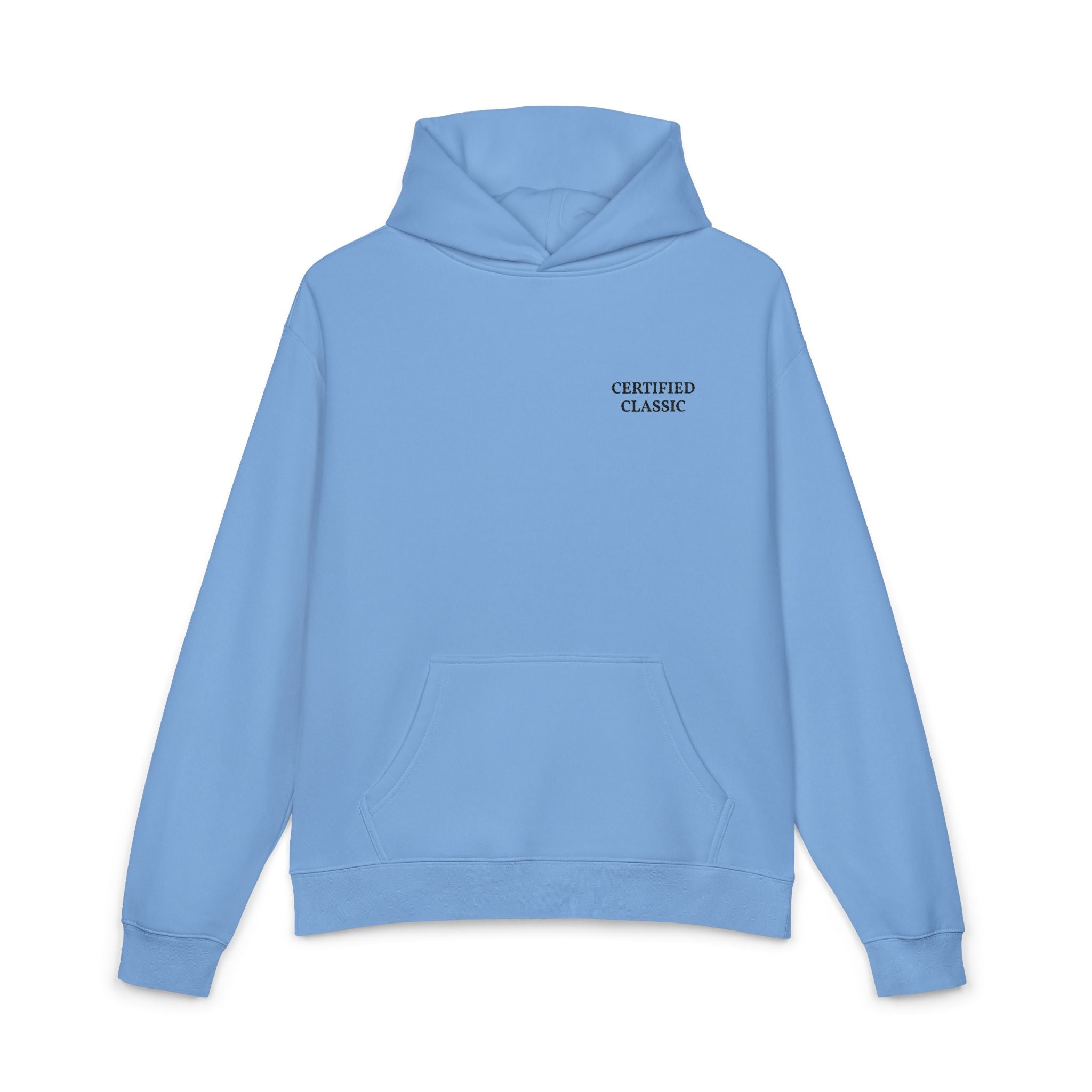 Certified Classic Hoodie — Minimal Vintage Logo Pullover