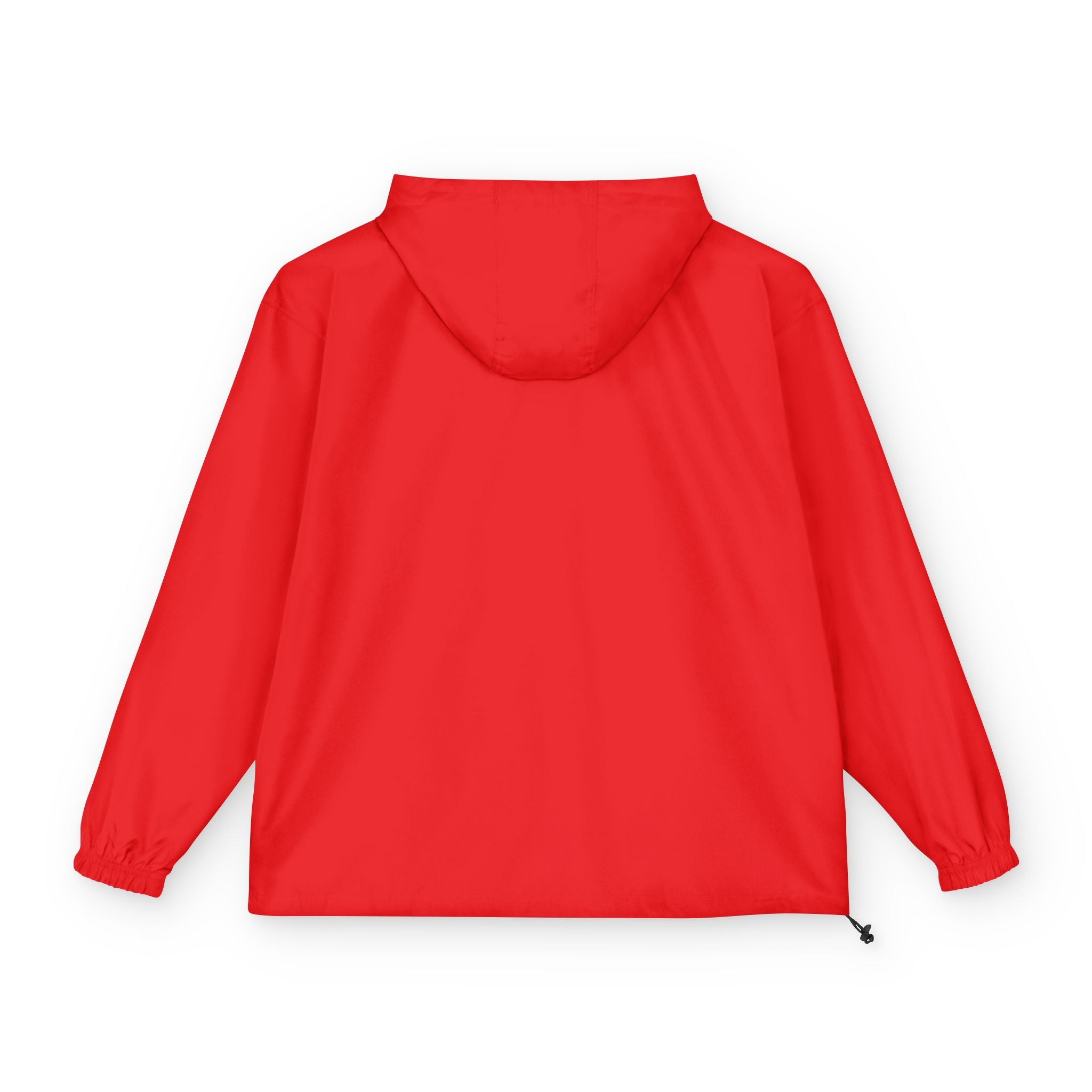 Orange Packable Anorak Jacket — Lightweight Windproof Outdoor Shell