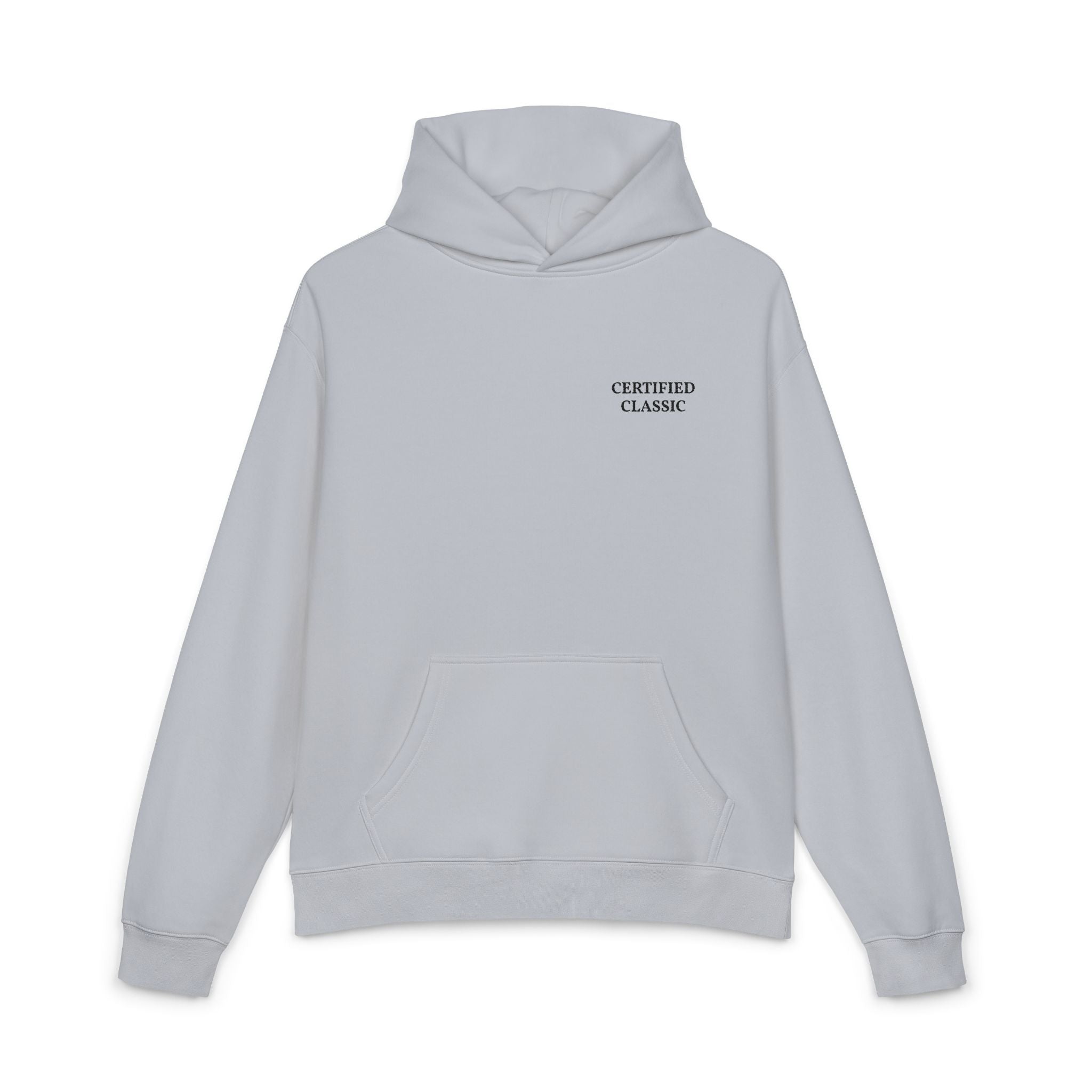 Certified Classic Hoodie — Minimal Vintage Logo Pullover