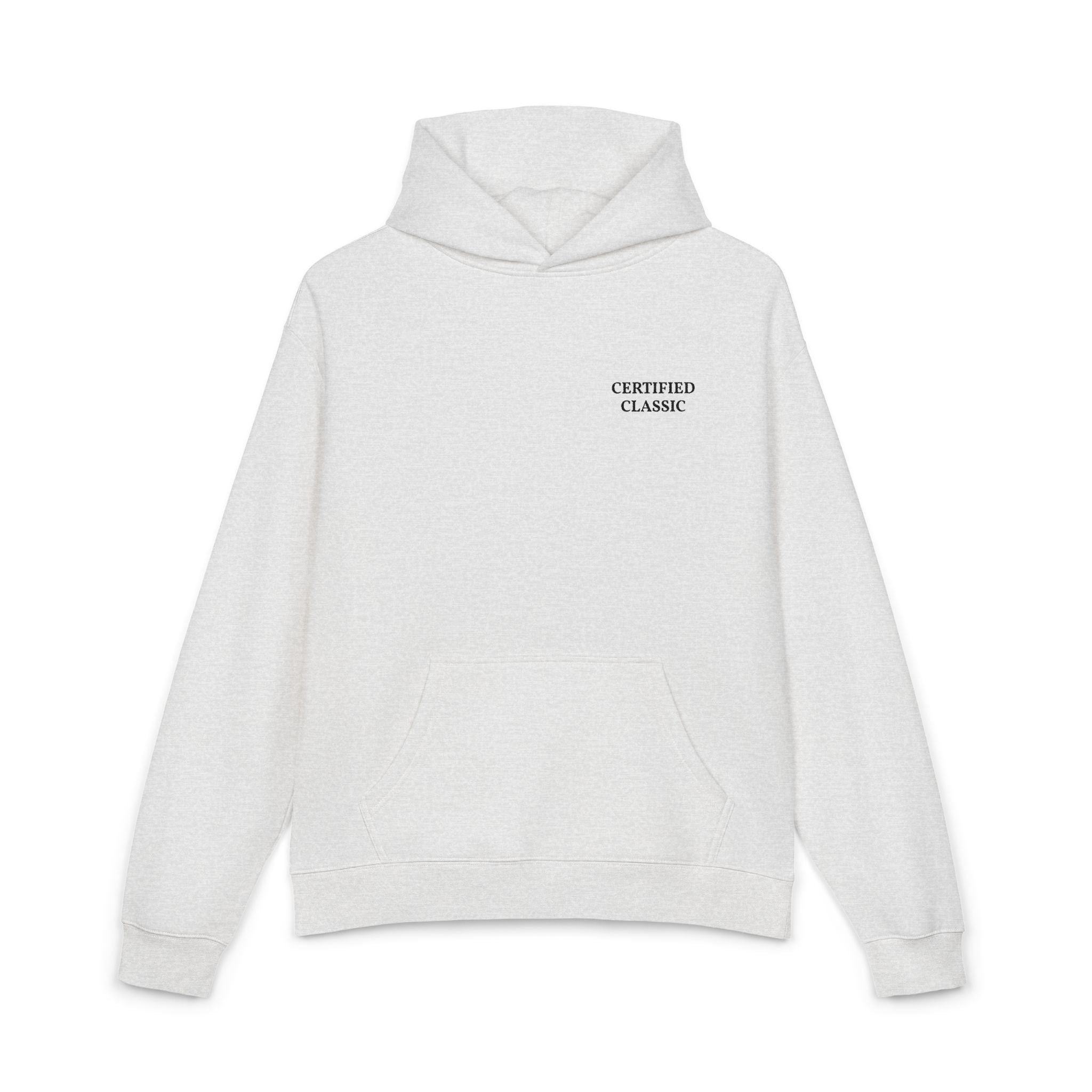 Certified Classic Hoodie — Minimal Vintage Logo Pullover