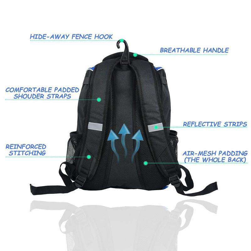 WOLT Youth Baseball Backpack for T-Ball & Softball Gear，Premium Youth and Adult Baseball Gear Backpack Bat Baseball Equipment