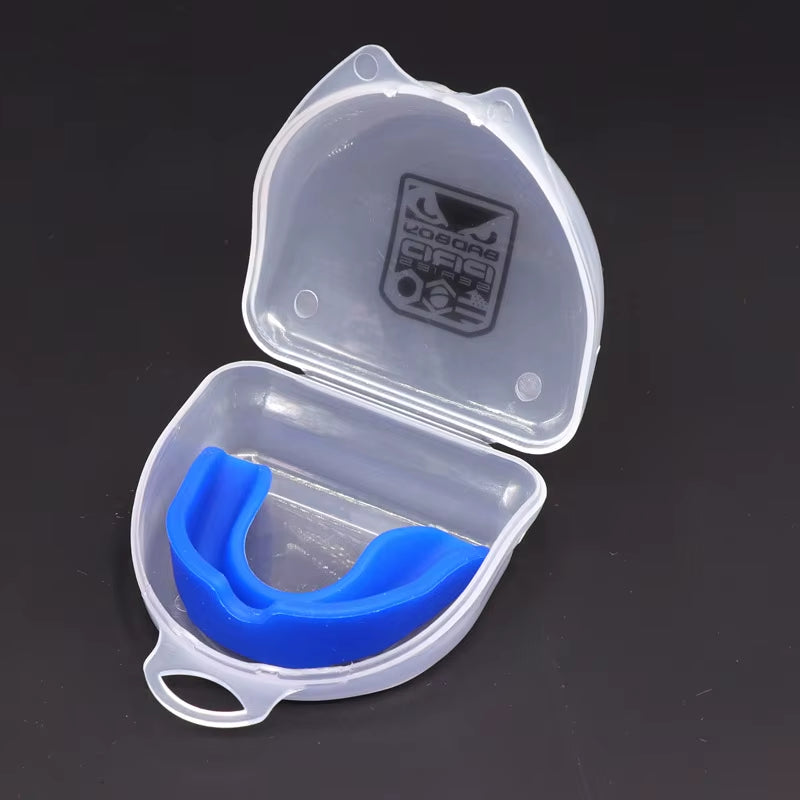 1 Pcs Tooth Guard Silicone Protector Night Mouth Tray for Bruxism Grinding Whitening Boxing Protection Free Shaping