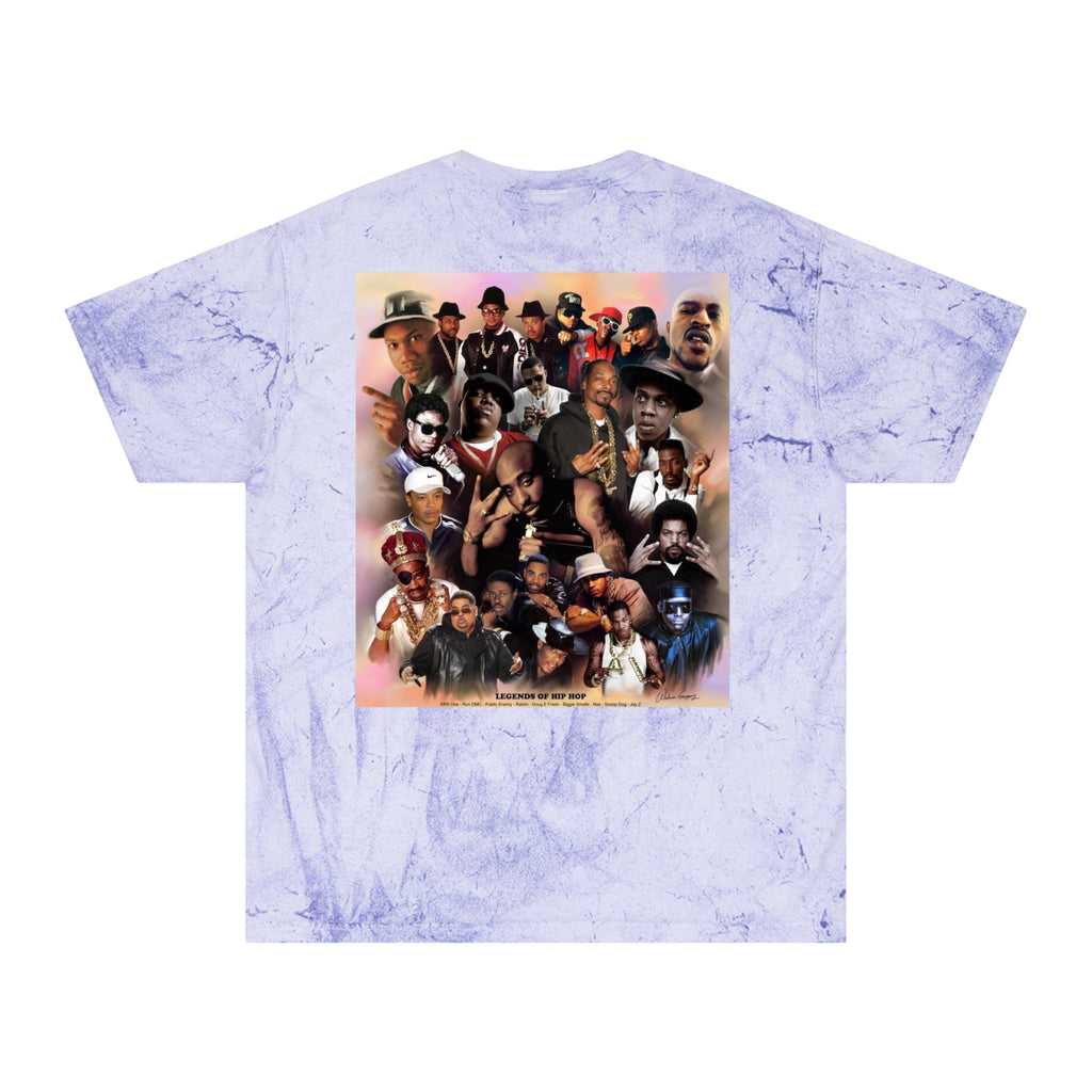 Retro Collage Tee — Vintage Hip-Hop Artist Montage Graphic T-Shirt