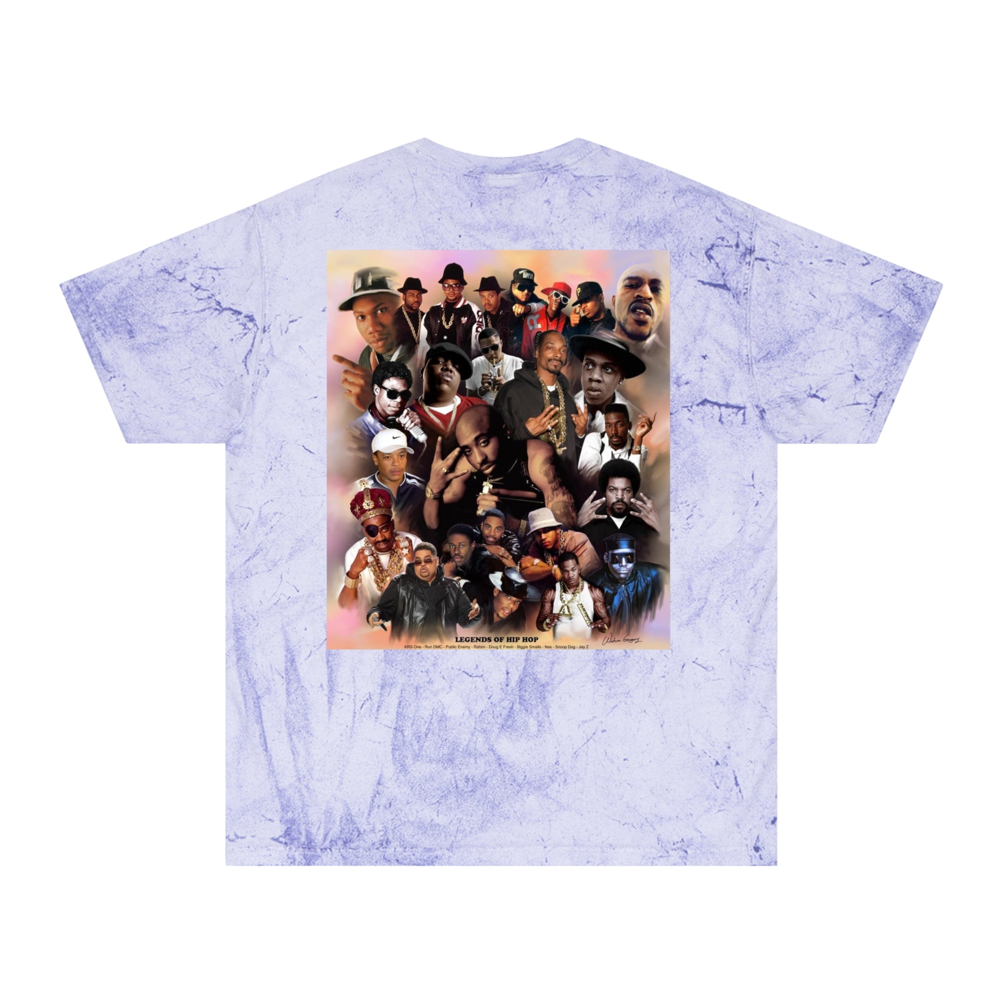 Retro Collage Tee — Vintage Hip-Hop Artist Montage Graphic T-Shirt