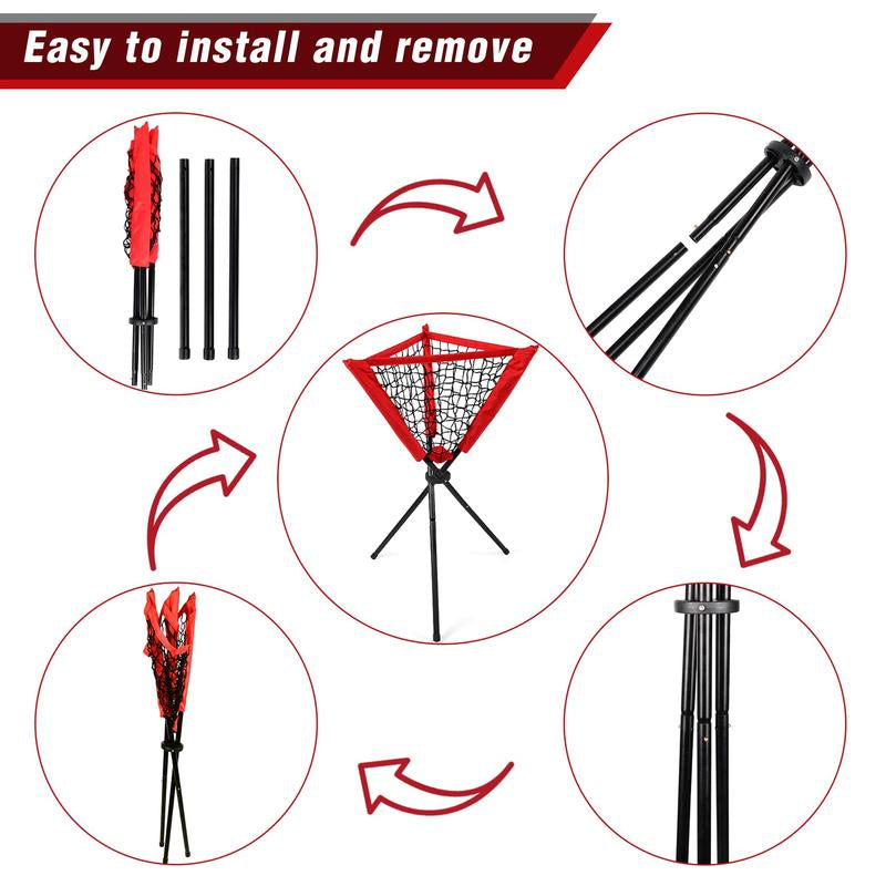 Hikeen Baseball and Softball Portable Travel Baseball Ball Caddy.