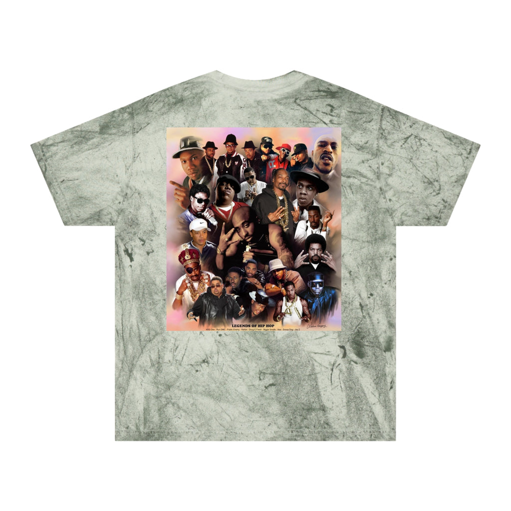 Retro Collage Tee — Vintage Hip-Hop Artist Montage Graphic T-Shirt