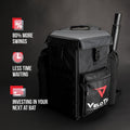 Velotee 2.0 Baseball & Softball Bat Bag with Batting Tee