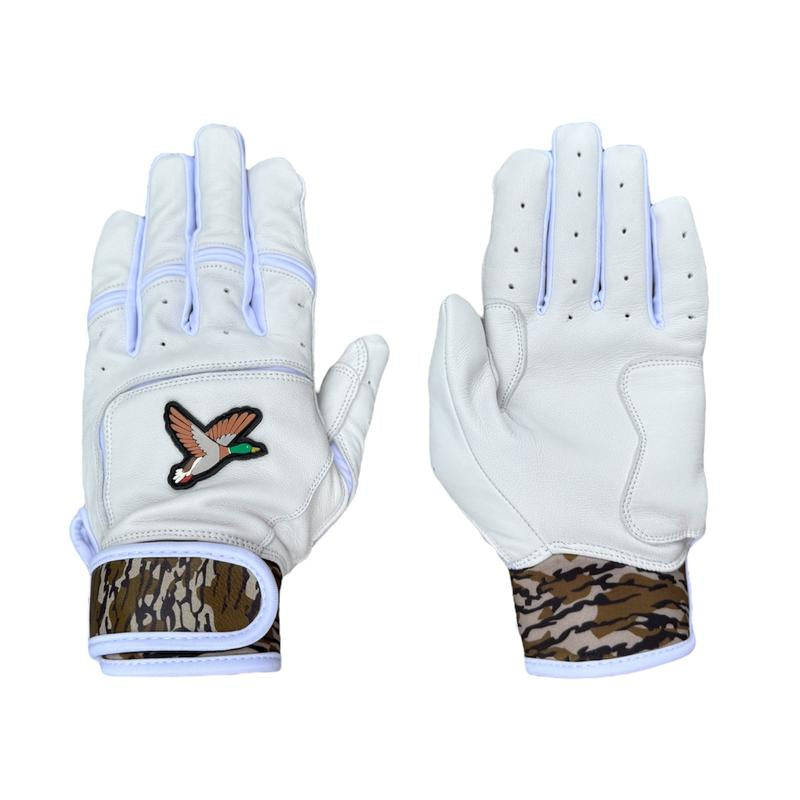 Duck Hunter Camo Baseball Batting Gloves; High Quality Camo Baseball Gloves