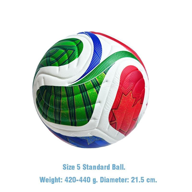 Durable Soccer Ball Size 5 with Air Pump Net Bag Needle,Training Soccer