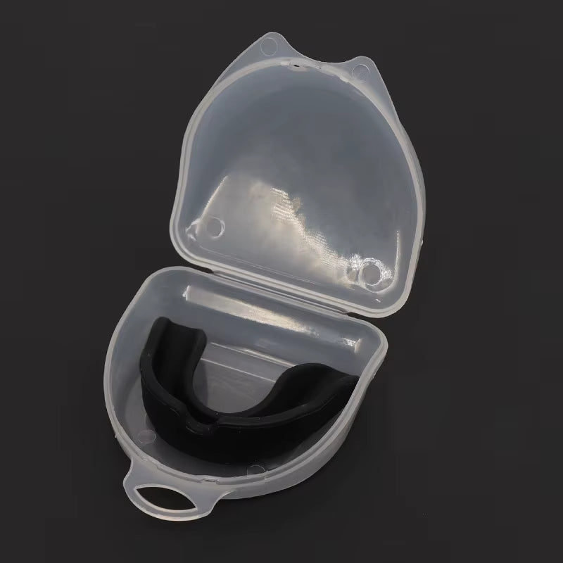 1 Pcs Tooth Guard Silicone Protector Night Mouth Tray for Bruxism Grinding Whitening Boxing Protection Free Shaping
