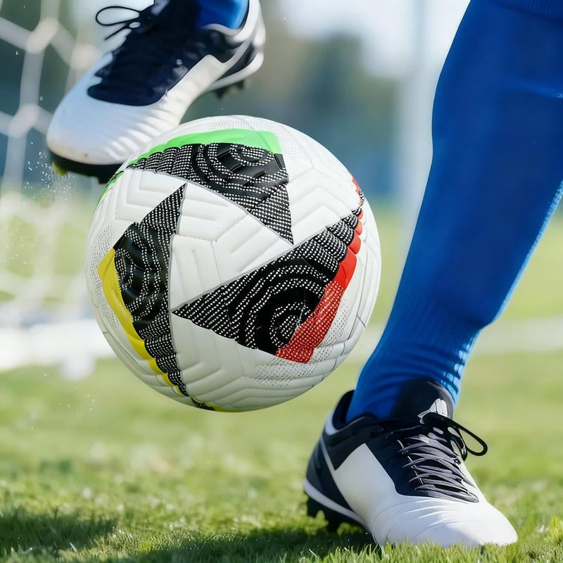 Durable Soccer Ball Size 5 with Air Pump Net Bag Needle,Training Soccer