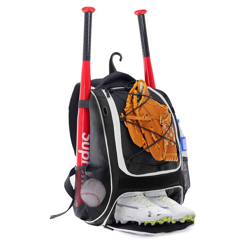 WOLT Youth Baseball Backpack for T-Ball & Softball Gear，Premium Youth and Adult Baseball Gear Backpack Bat Baseball Equipment