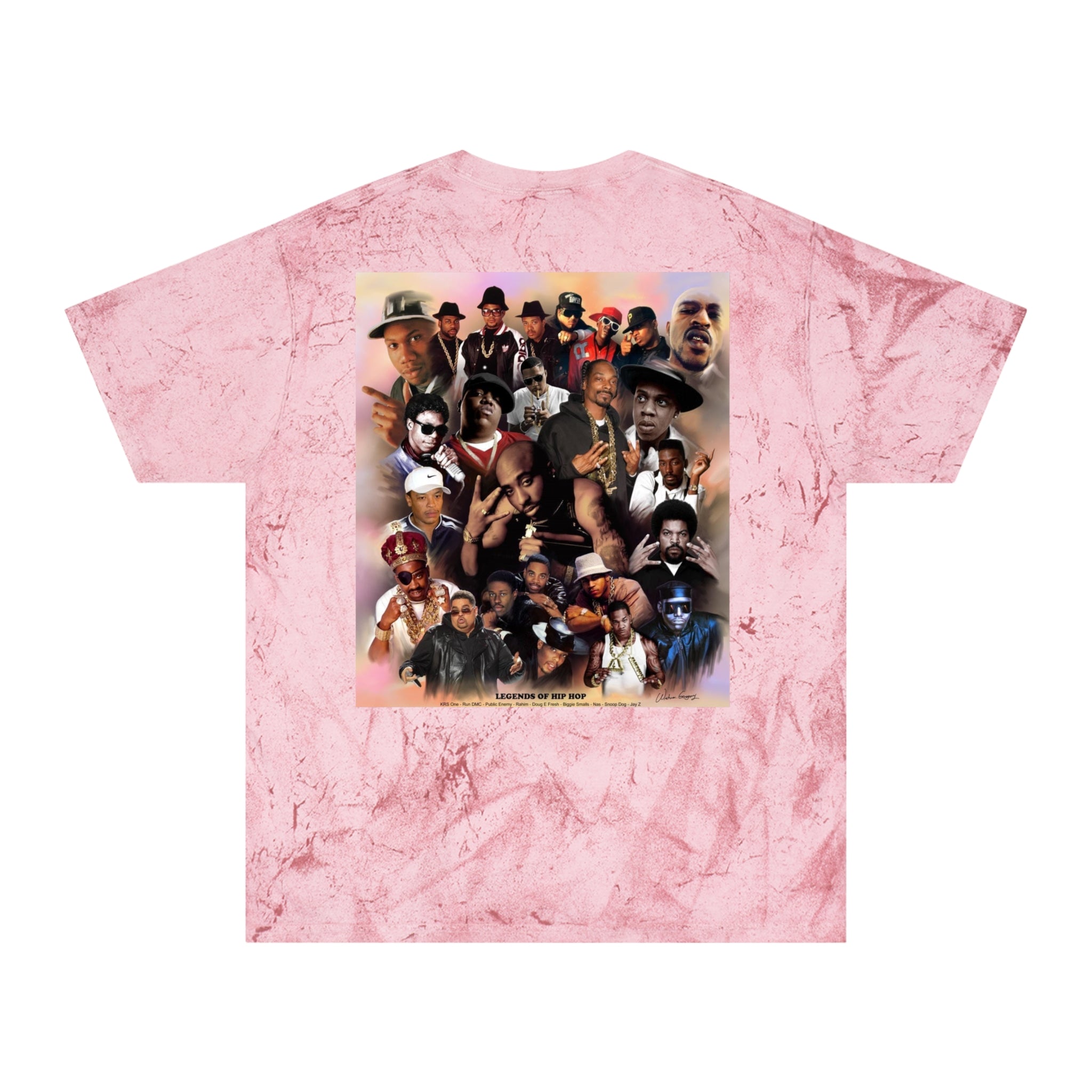 Retro Collage Tee — Vintage Hip-Hop Artist Montage Graphic T-Shirt