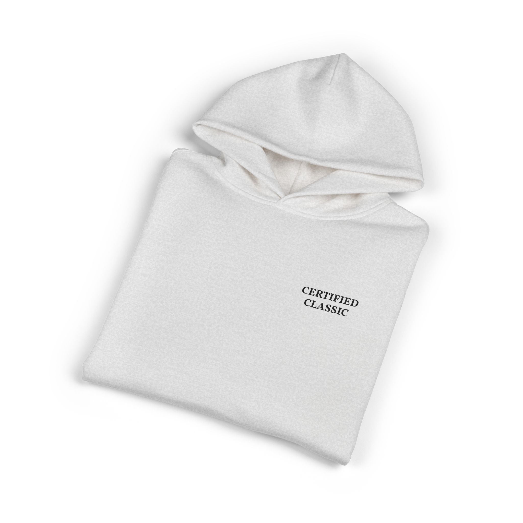 Certified Classic Hoodie — Minimal Vintage Logo Pullover