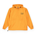 Orange Packable Anorak Jacket — Lightweight Windproof Outdoor Shell