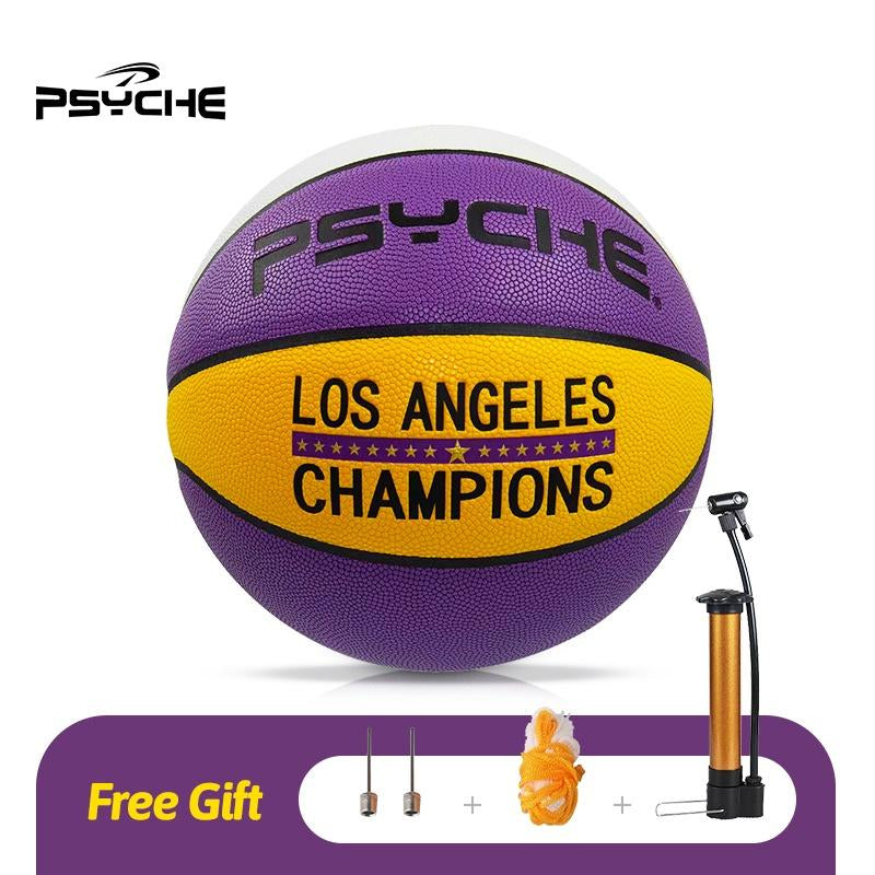 PSYCHE Leather Basketball Official Size 7 Outdoor Basketball Training Basketball Indoor Basketball Game Basketball Ball