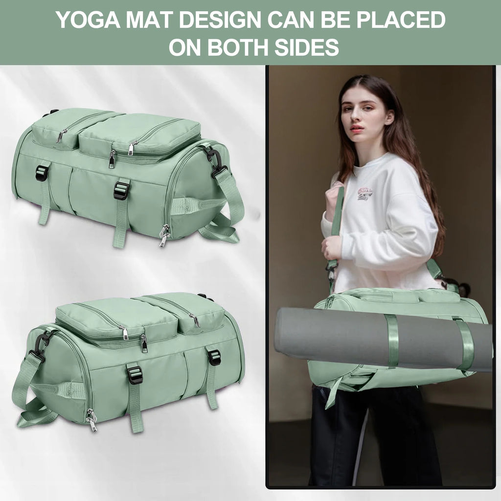 Duffle Bag Gym Bags Waterproof Sports Duffel Bags Travel Weekender Bag for Men Women Overnight Bag with Shoes Compartment