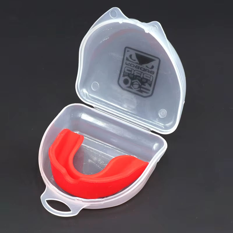 1 Pcs Tooth Guard Silicone Protector Night Mouth Tray for Bruxism Grinding Whitening Boxing Protection Free Shaping