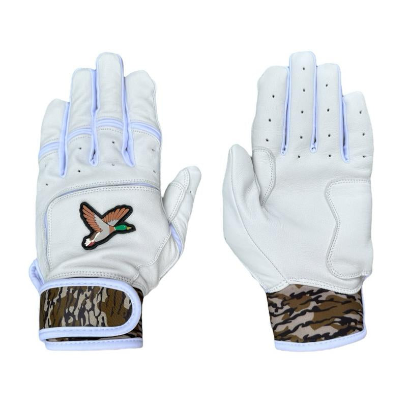 Duck Hunter Camo Baseball Batting Gloves; High Quality Camo Baseball Gloves