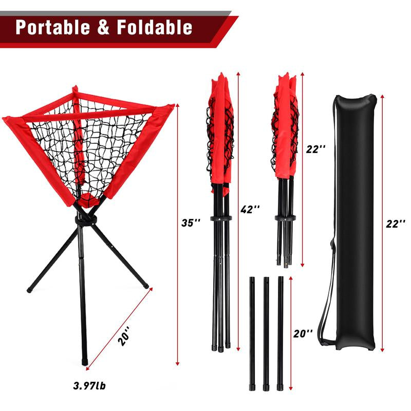Hikeen Baseball and Softball Portable Travel Baseball Ball Caddy.