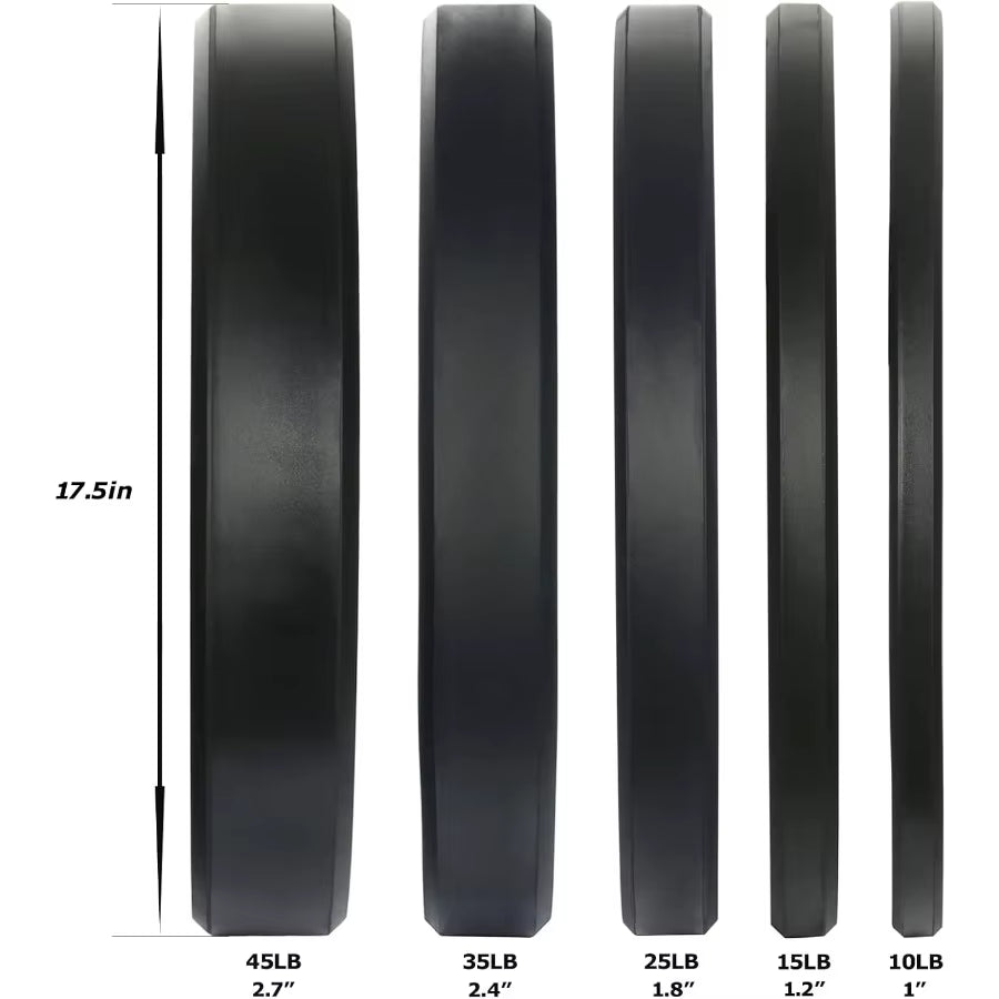 Bumper Plate Weight Plate Bumper Weight Plate with Steel Insert Strength Training Weight Lifting Plate