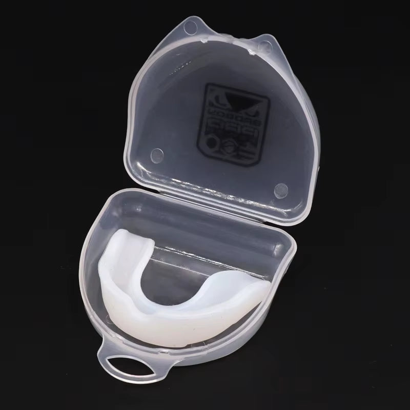 1 Pcs Tooth Guard Silicone Protector Night Mouth Tray for Bruxism Grinding Whitening Boxing Protection Free Shaping