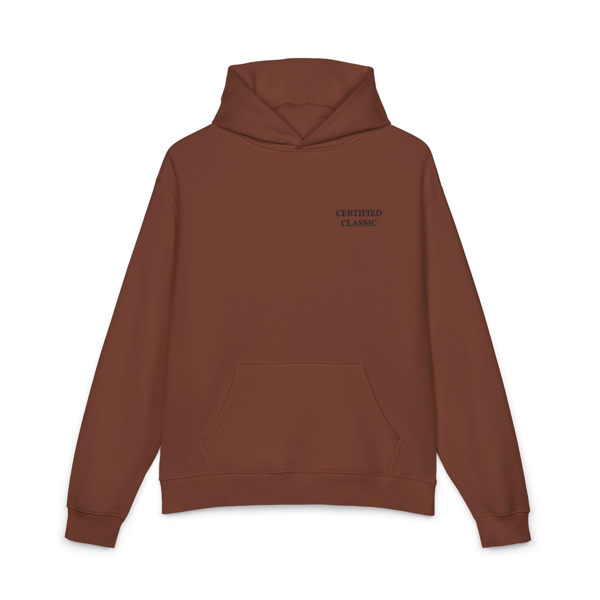 Certified Classic Hoodie — Minimal Vintage Logo Pullover
