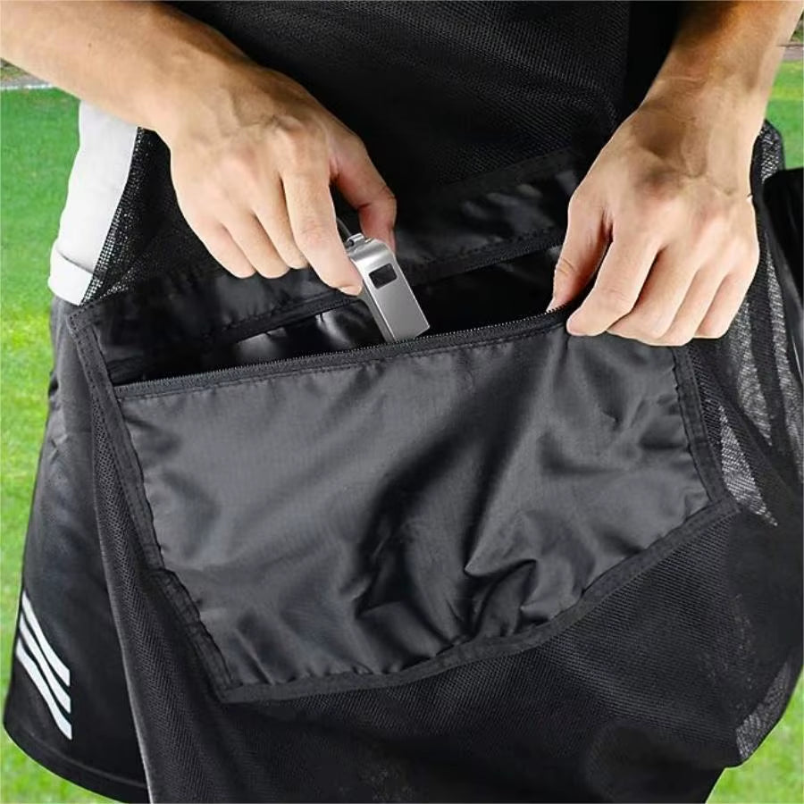 Large Mesh Sports Bag with Shoulder Straps, Drawstring Bag for Storing Basketball, Volleyball, Baseball, and Swimming Equipment