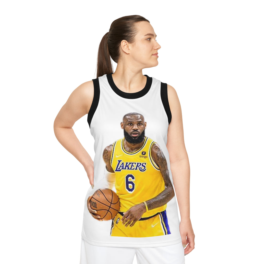 Basketball Jersey — Los Angeles Lakers Inspired Player Print