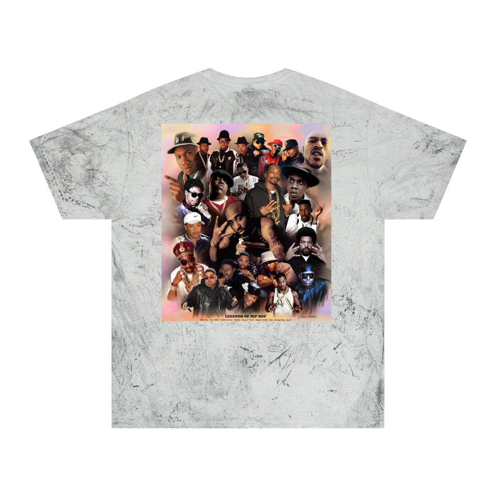 Retro Collage Tee — Vintage Hip-Hop Artist Montage Graphic T-Shirt