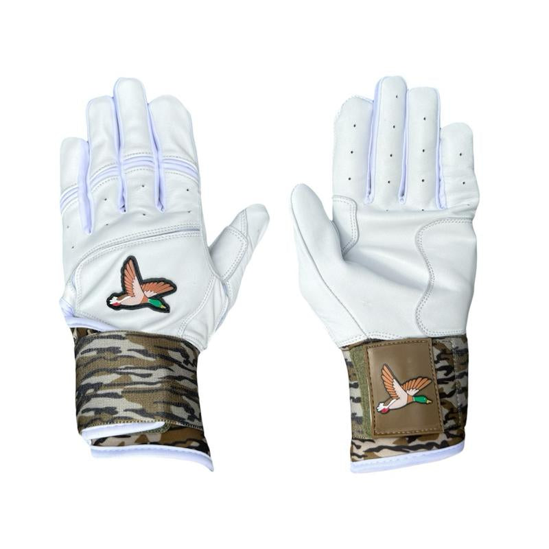 Duck Hunter Camo Baseball Batting Gloves; High Quality Camo Baseball Gloves
