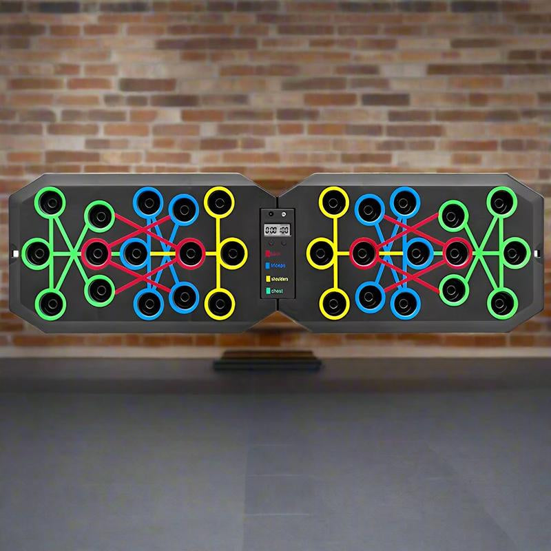 Foldable Push-Ups Stands, Time Counting, Multifunctional Board Stand, Chest and Abdominal Muscle Trainer, Fitness Equipment