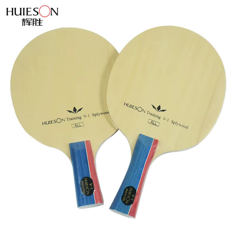 Huieson Professional 5Ply Polar Wood Table Tennis Blade Entry Level Table Tennis Racket Blade for Children Table Tennis Training