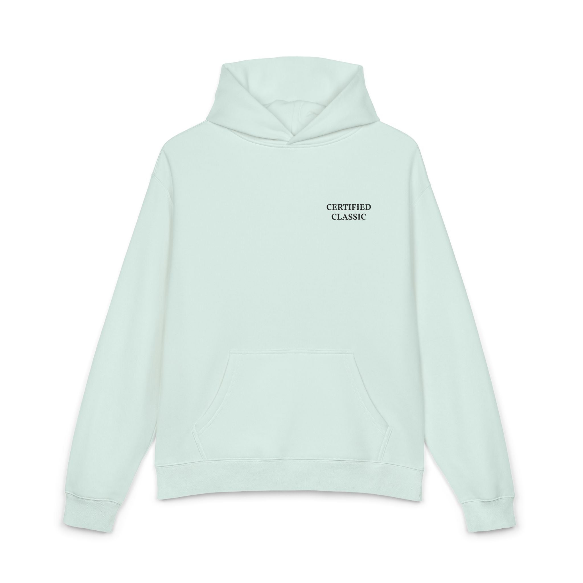 Certified Classic Hoodie — Minimal Vintage Logo Pullover