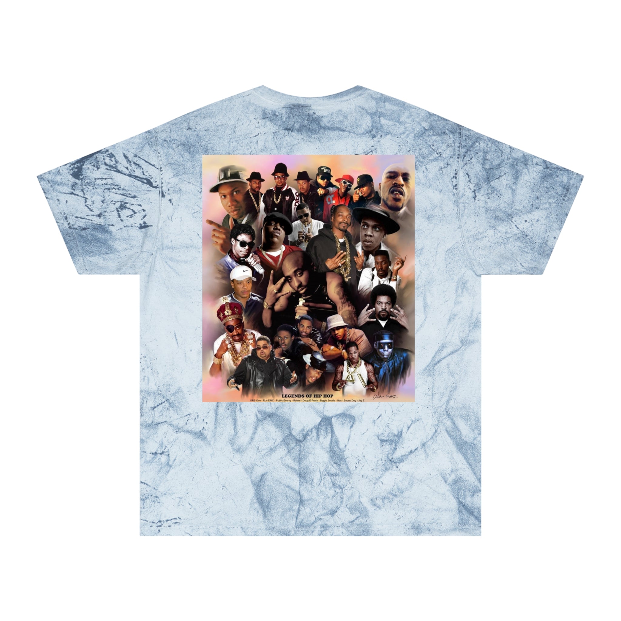 Retro Collage Tee — Vintage Hip-Hop Artist Montage Graphic T-Shirt