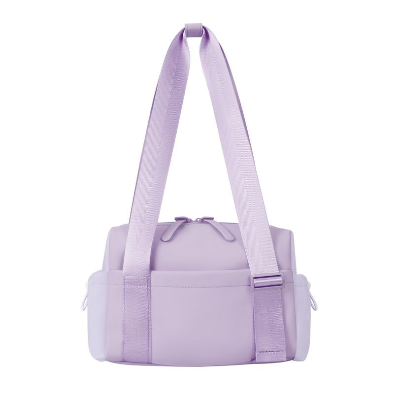 Mini Gym Bag for Women Girls Small Shoulder Bag with Wet Compartment Waterproof Travel Duffle Bag Cute Workout Sport Bag