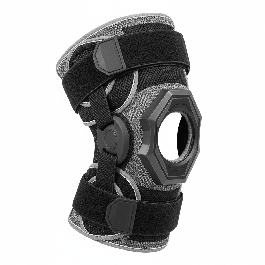 Adjustable Knee Brace, Basketball Knee Pad, Breathable Sports Knee Support for Running Jumping Cycling, Sports Protective Gear, Knee Supporter