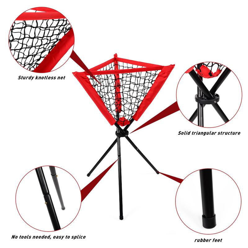 Hikeen Baseball and Softball Portable Travel Baseball Ball Caddy.