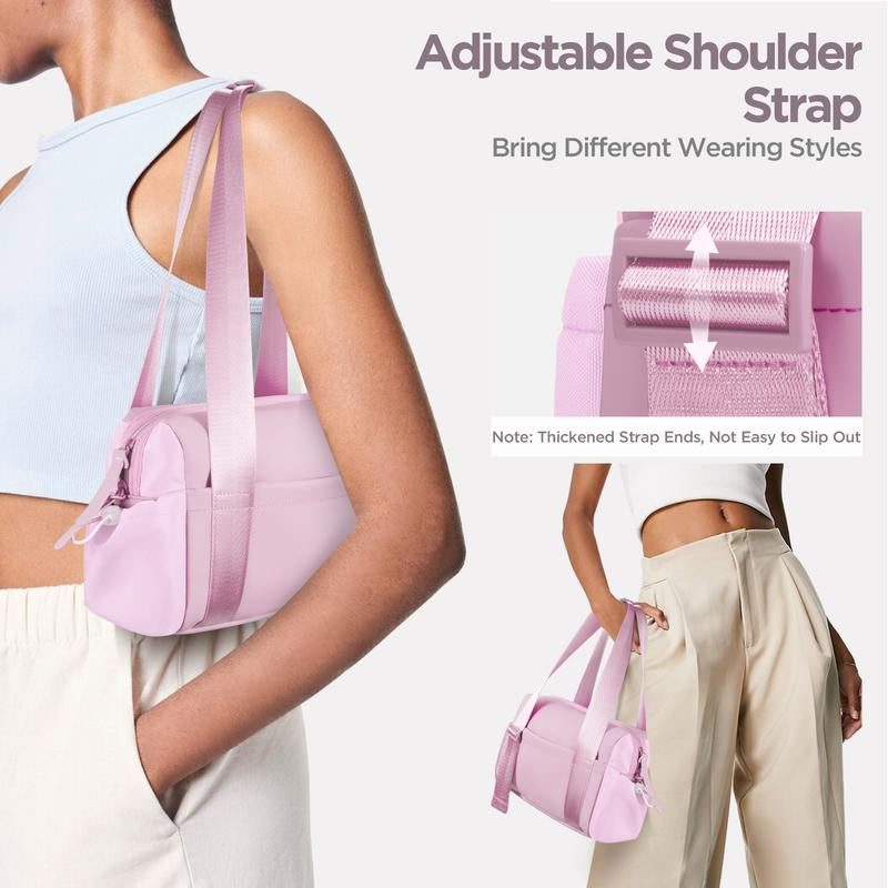Mini Gym Bag for Women Girls Small Shoulder Bag with Wet Compartment Waterproof Travel Duffle Bag Cute Workout Sport Bag