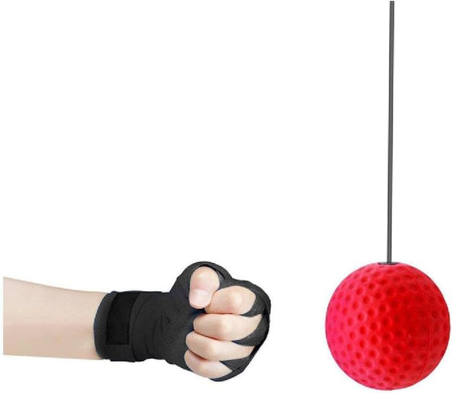 Boxing Reflex Ball Headband, Boxing Reflex Ball - Headband Boxing Ball - Head Mounted Boxing Reaction Ball - Adjustable Boxing Training Ball - Boxing Training Reaction Ball - Boxing Gear Punching Ball