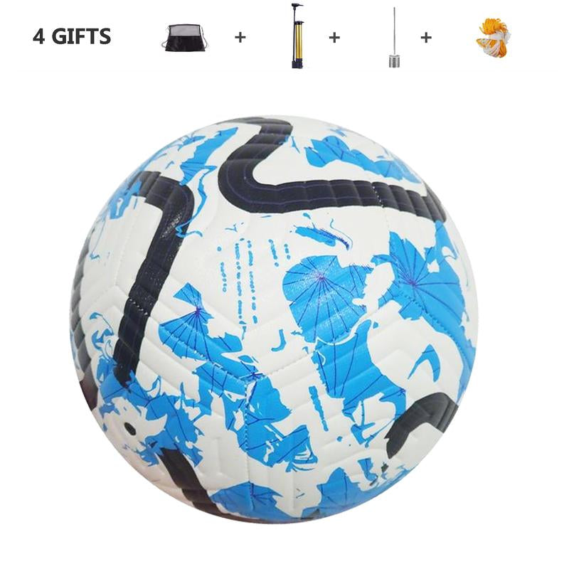 Durable Soccer Ball Size 5 with Air Pump Net Bag Needle,Training Soccer