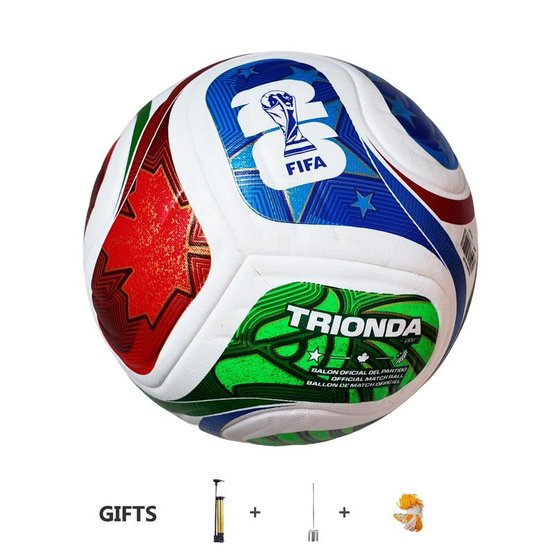 Durable Soccer Ball Size 5 with Air Pump Net Bag Needle,Training Soccer